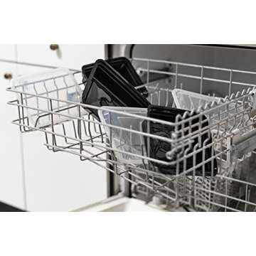 Ez Prepa [15 Pack 28oz Single Compartment Meal Prep Containers with Lids - Food Storage Containers Bento Box, Lunch Containers, Microwavable, Freezer, and Dishwasher Safe, Food Containers