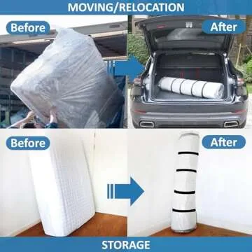 Queen Full Foam Mattress Vacuum Bag for Easy Moving