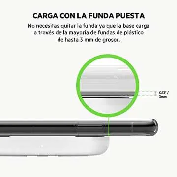 Belkin 15W Boost Charge Induction Charger (Qi Certified Wireless Charger for iPhone, AirPods, Samsung, Google and More, AC Adapter Included, White)