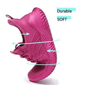 Women's Lightweight Breathable Running Sneakers for All Activities