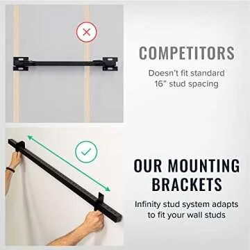 StoreYourBoard Bike Storage Rack, Holds 5 Bicycles, Home and Garage Organizer, Adjustable Wall Hanger Mount