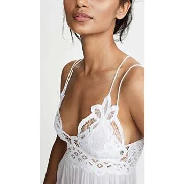 Free People Women's Adella Slip Dress, White, M