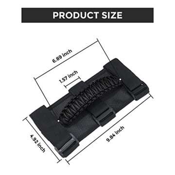 JOYTUTUS Grab Handles for Gladiator & Wrangler - 4 Pack