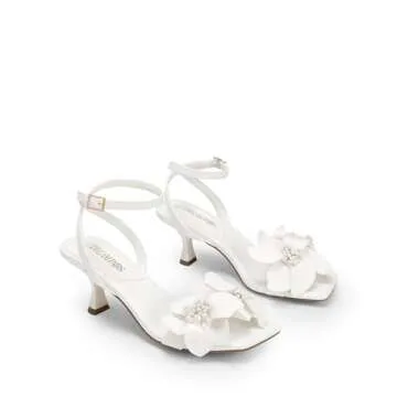 Elegant DREAM PAIRS Flower Heels for Weddings