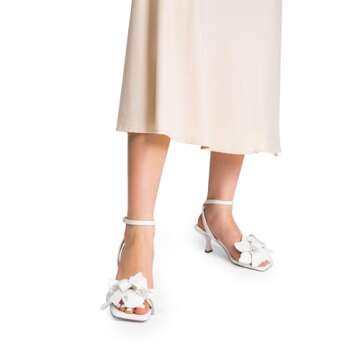 Elegant DREAM PAIRS Flower Heels for Weddings