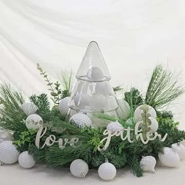 KI Store White Christmas Ball Ornaments 20pcs 3.15-Inch