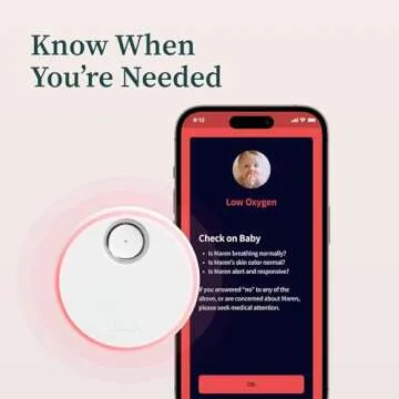 Owlet® Dream Duo 2 Smart Baby Monitor: FDA-Cleared Dream Sock® Plus Owlet Cam 2- Tracks & Notifies for Pulse Rate & Oxygen While Viewing Baby in 1080p HD WiFi Video - Deep Sea Green