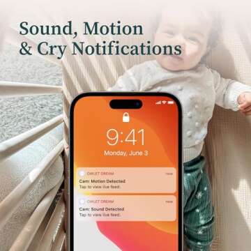 Owlet® Dream Duo 2 Smart Baby Monitor: FDA-Cleared Dream Sock® Plus Owlet Cam 2- Tracks & Notifies for Pulse Rate & Oxygen While Viewing Baby in 1080p HD WiFi Video - Deep Sea Green