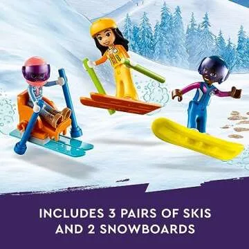 LEGO Friends Holiday Ski Slope Café Set for Ages 9+