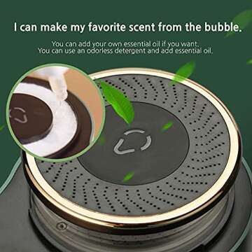 DANAWA Premium Design Automatic Foaming Soap Dispenser, Touch-Free Soap Dispenser, Hand Free Foam Soap Dispenser for Bathroom or Kitchen. Battery Operated Touchless Auto Soap Foam Dispenser (Green)