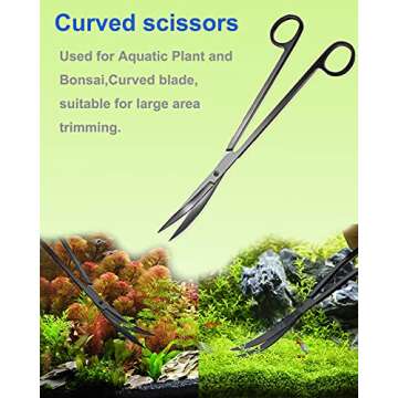 Versatile 4Pcs Aquascaping Tools Kit for Aquarium Care