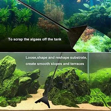 Versatile 4Pcs Aquascaping Tools Kit for Aquarium Care