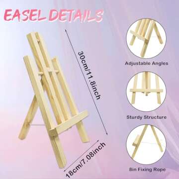 VOCHIC 2PCS Paint and Sip Kit with Easels Aprons, Pre Drawn Canvas Painting for Adults, Afro Queen King Couple Painting Kit Date Night Game, Acrylic Colors Brushes Pallets, Valentine's Day(8x10)