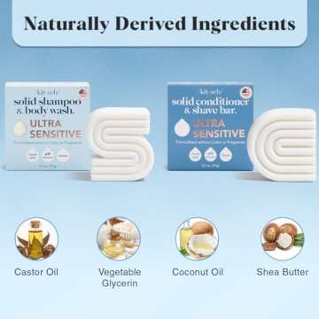 Kitsch Ultra Sensitive 2-in-1 Shampoo & Body Wash Bar