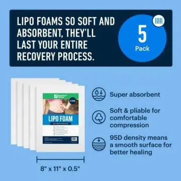 Lipo Foam Pads 5 Pack - Essential Recovery Foam Boards