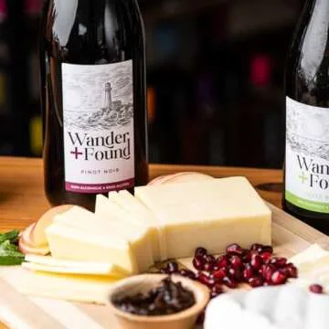 Wander + Found Non-Alcoholic Pinot Noir, Award Winning Red Wine