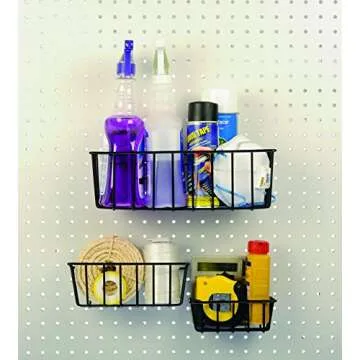 Dorman Hardware 4-9845 Assorted Pegboard Wire Basket Set, Pack of 3