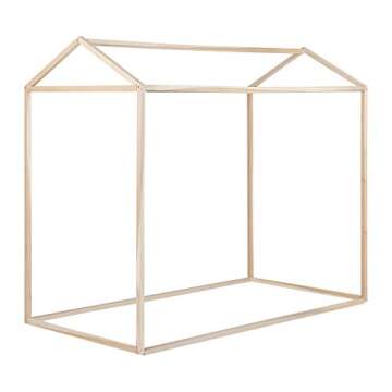 South Shore Sweedi Natural Poplar Twin House Bed