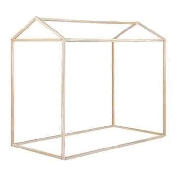 South Shore Sweedi Natural Poplar Twin House Bed