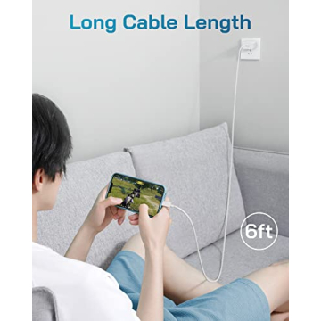 20W USB C iPhone Charger Block & Cord 3Pack