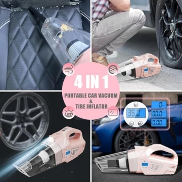 VARSK 4-in-1 Car Vacuum and Tire Inflator