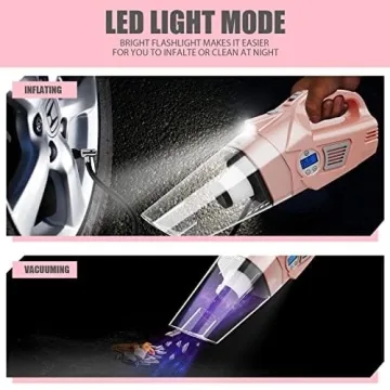 VARSK 4-in-1 Car Vacuum and Tire Inflator