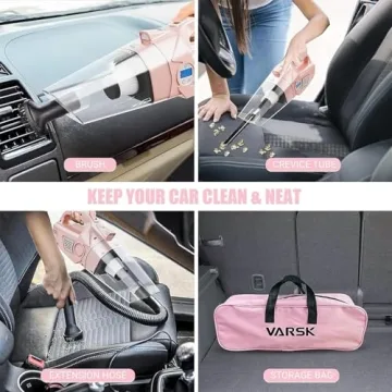 VARSK 4-in-1 Car Vacuum and Tire Inflator