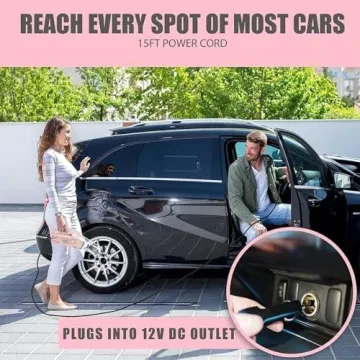 VARSK 4-in-1 Car Vacuum and Tire Inflator