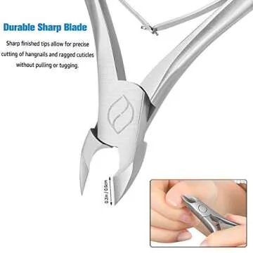 FERYES Professional Cuticle Clippers for Neat Nails
