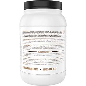 Bone Broth Protein Powder - Chocolate 16g Protein 2lbs