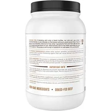 Bone Broth Protein Powder - Chocolate 16g Protein 2lbs