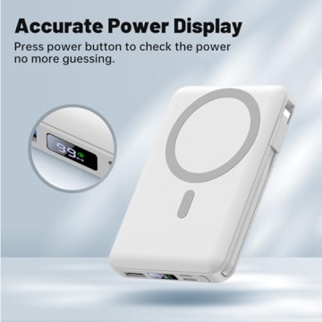 Yiisonger Magnetic Wireless Power Bank for iPhone 16