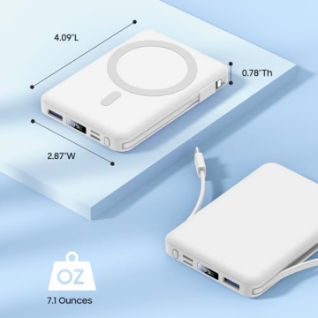 Yiisonger Magnetic Wireless Power Bank for iPhone 16