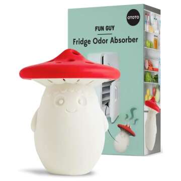 OTOTO Mamma Nessie Colander Spoon & Fun Guy Fridge Deodorizer - Vegetable & Fruit Kitchen Strainer - Cooking Gadgets Pasta & Noodle Strainers for Kitchen - Small Kitchen Strainer - Dishwasher Safe