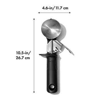 OXO Good Grips Stainless Steel Ice Cream Scoop Ergonomic