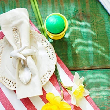 Vintage Easter Rabbit Napkin Rings for Elegant Dining