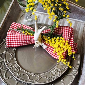 Vintage Easter Rabbit Napkin Rings for Elegant Dining