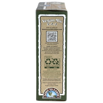Down to Earth Vegan Fertilizer Mix - Organic 3-2-2 - 5 lb