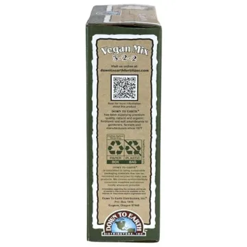 Down to Earth Vegan Fertilizer Mix - Organic 3-2-2 - 5 lb