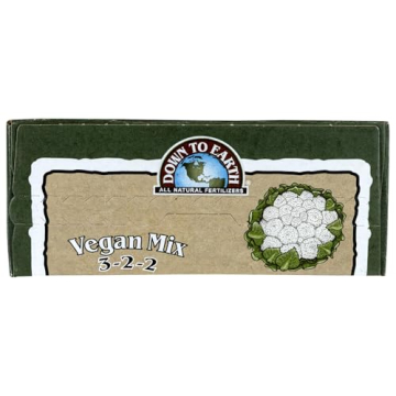 Down to Earth Vegan Fertilizer Mix - Organic 3-2-2 - 5 lb