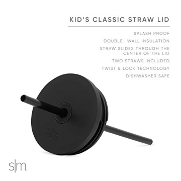 Simple Modern Toddler Cup with Lid and Straw for Kids
