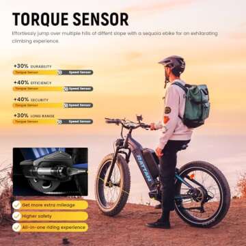 Rattan Sequoia Ebike for Adults Up to 80+ Miles Range
