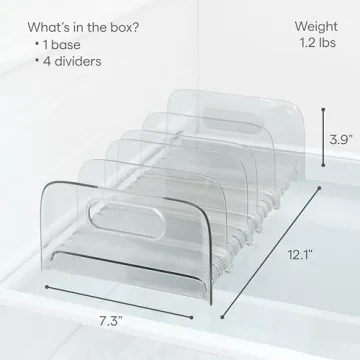 YouCopia FreezeUp Freezer Rack with Adjustable Dividers