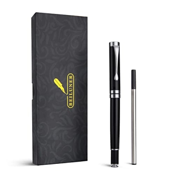 BEILUNER Black Chrome Ballpoint Pen Gift Set