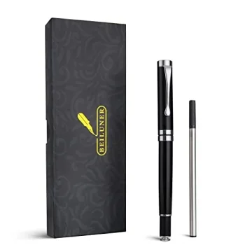 BEILUNER Black Chrome Ballpoint Pen Gift Set