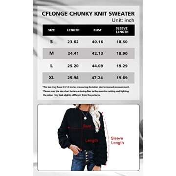 CFLONGE Stylish Womens Winter Sweater 2022