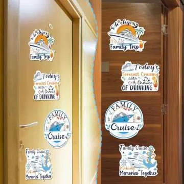 Cosmisun Cruise Door Magnets – Fun Family Theme Decor