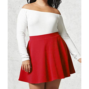 Stylish MBJ WB211 Women's Flared Skater Skirt for Every Occasion