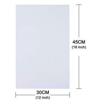 Similane 6 Pieces Aida Cloth 14 Count Cross Stitch Fabric, White, 12 by 18-Inch