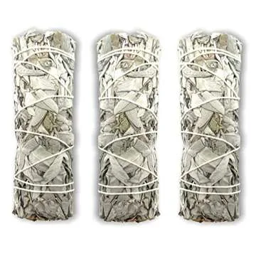 Yerbero 3 White Sage Rolls for Cleansing & Meditation